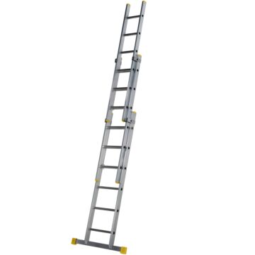 Square Rung Extension Ladder 1.89m Triple - 57712020