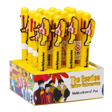 Multi Colour Pen (6 Colours) - The Beatles Yellow Submarine