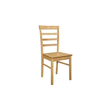 Pair Of Upton Ladder Back Chairs Oak