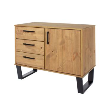 Texas Small Sideboard With 1 Door, 3 Drawers