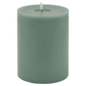 Luxe Collection Melt Effect 6x8 Sage Led Wax Candle