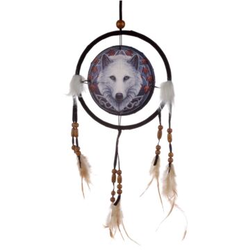 Dreamcatcher (small) - Lisa Parker Guardian Of The Fall Wolf