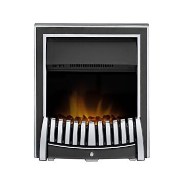 Adam Elan Electric Fire In Chrome