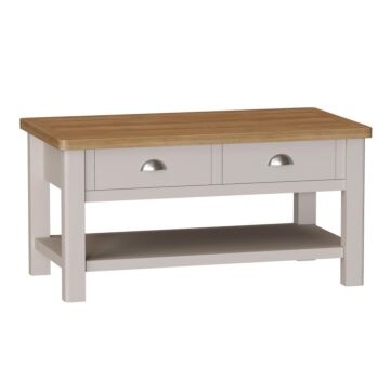 Large Coffee Table Dove Grey/light Oak