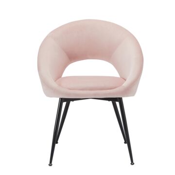 Lulu Dining Chair Pink (pack Of 2)