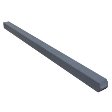 6ft 2in Painted Grey Post 4" (90 X 90mm)