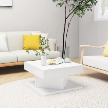 Vidaxl Coffee Table White 57x57x30 Cm Engineered Wood