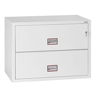 Phoenix World Class Lateral Fire File Fs2412k 2 Drawer Filing Cabinet With Key Lock