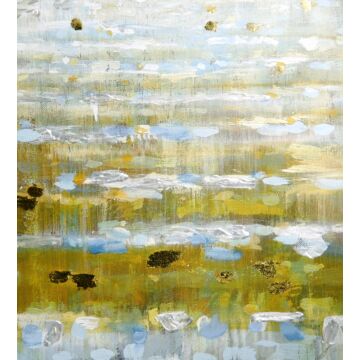 Rain Over The Lake By Danhui Nai - Canvas Print