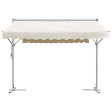 Vidaxl Free Standing Awning 3x3 M Cream