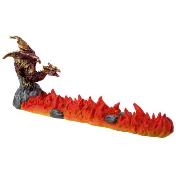 Ashcatcher Incense Stick Burner - Red Dragon Volcano