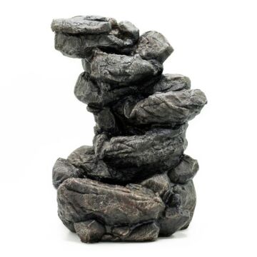 Tabletop Water Feature - 35cm - Natural Rocks Formation