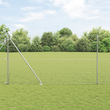 Vidaxl Fence Posts With Spike 26 Pcs Ø32 Mm 180 Cm Galvanised Steel