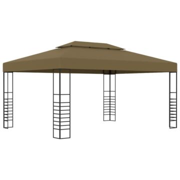 Vidaxl Gazebo 3x4 M Taupe 180 G/m²