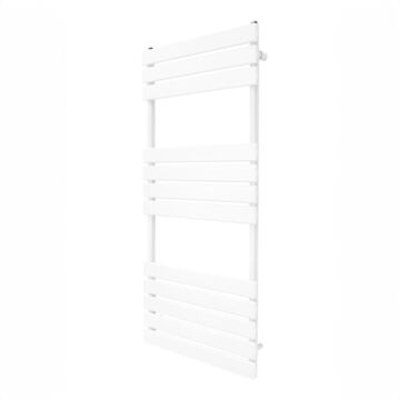 Flat Panel Towel Radiator – 1200mm X 500mm – White