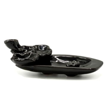 Backflow Incense Burner - Lotus Pond & Incense Stick Holder