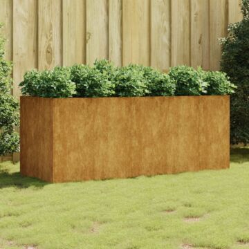 Vidaxl Garden Raised Bed 200x80x80 Cm Corten Steel