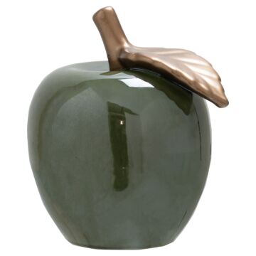Large Ceramic Green Apple