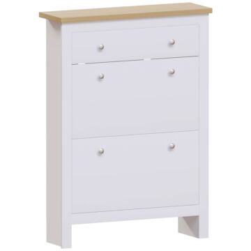 Arlington Shoe Cabinet, White