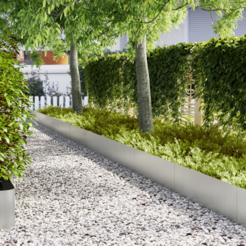 Vidaxl Lawn Edgings 50 Pcs 100x0,5x30 Cm Galvanised Steel