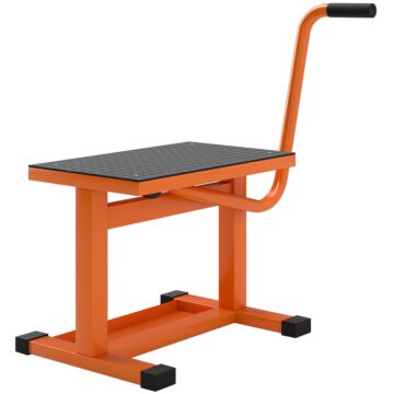 Durhand Steel Motorbike Jack Lift, 27.5 / 39.5 H Cm - Orange