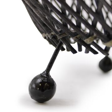 Rattan Table Lamp - Black
