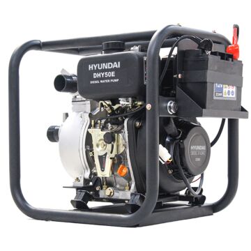 Hyundai 50mm Electric Start Diesel Water Pump | Dhy50e