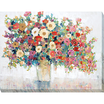 Bright Bouquet I By Tim O'toole - Wrapped Canvas