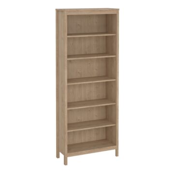 Madrid Bookcase In Jackson Hickory Oak