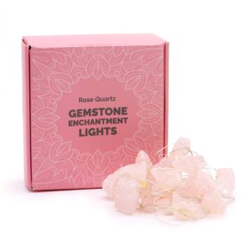 Gemstone Enchantment Lights - Rose Quartz