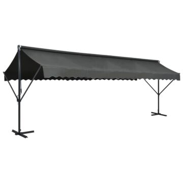 Vidaxl Free Standing Awning 600x300 Cm Anthracite