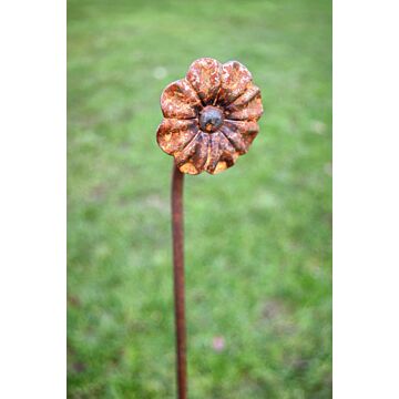 Flower Pin Support 4ft Bare Metal/ready To Rust