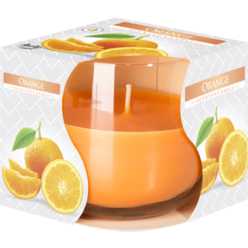 Scented Glass Jar Candle - Orange