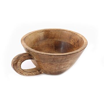 Wooden Bowl With Handle