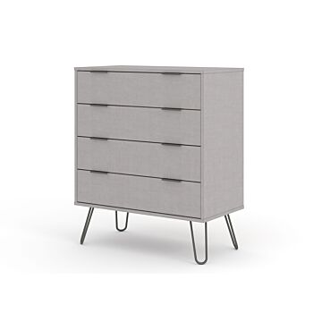 Augusta Grey 4 Drawer Chest Of Drawers