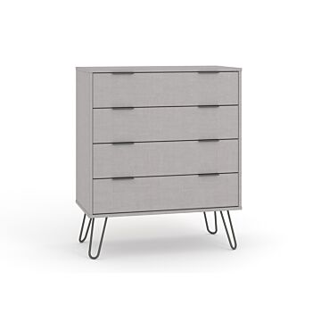 Augusta Grey 4 Drawer Chest Of Drawers