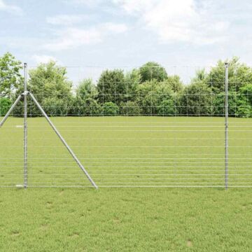 Vidaxl Field Fence 1.5x50 M Galvanised Steel