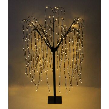 Weeping Willow Tree - 180cm Black 400 Warm White Led