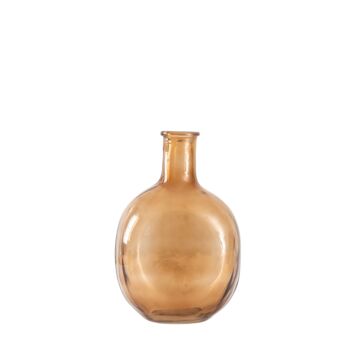 Burwell Bottle Vase Brown 150x105x240mm