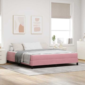 Vidaxl Pink 180 X 220 Cm Velvet