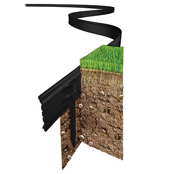 Swift Edge Garden Edging - 18m Pack - Black