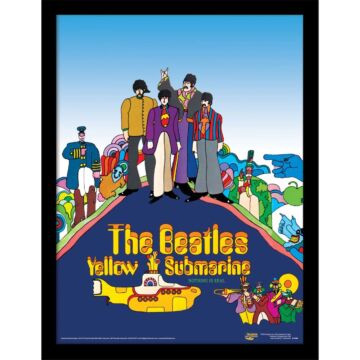 The Beatles Picture Yellow Submarine 16 X 12