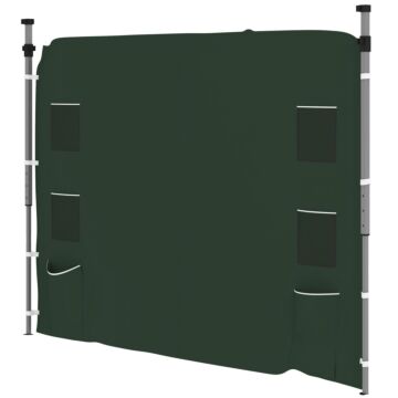 Outsunny 195 X 295cm Replacement Gazebo Sidewall - Green