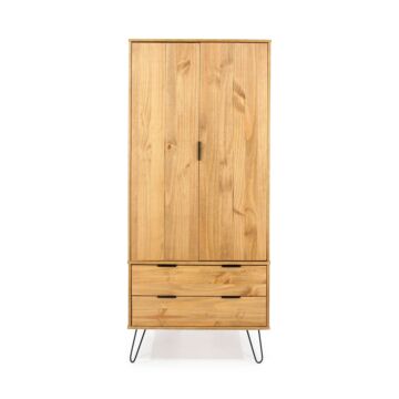 Augusta Pine 2 Door, 2 Drawer Wardrobe