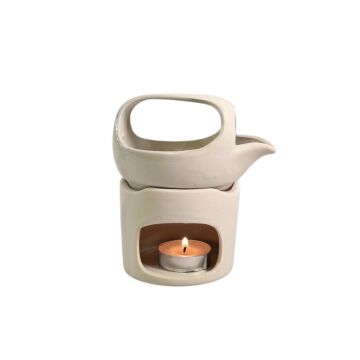 11.7x9x8cm 2pc Oil Burner White