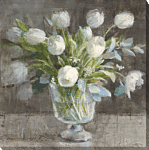 Serene Tulips By Danhui Nai - Wrapped Canvas