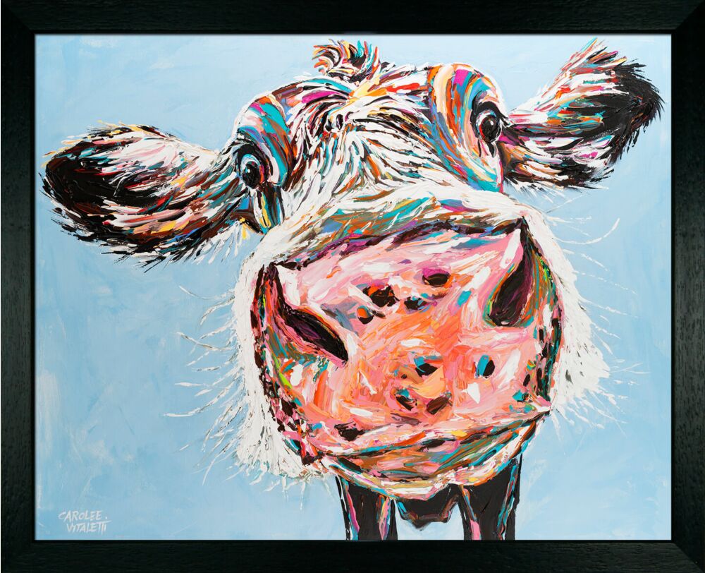 Funny Cow I By Carolee Vitaletti