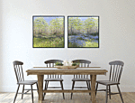 Spring Wood By Diane Demirci - Framed Canvas