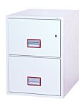 Phoenix World Class Vertical Fire File Fs2252k 2 Drawer Filing Cabinet With Key Lock