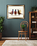 Pheasant Trio - Framed Art